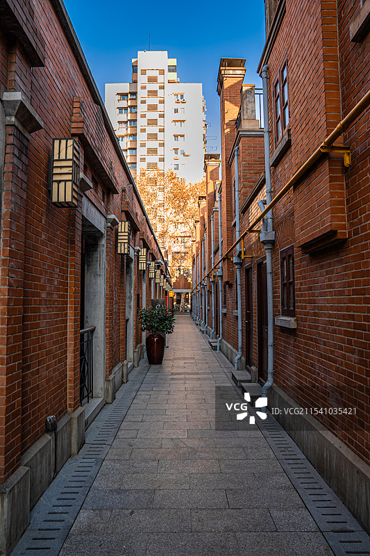 上海 衡复风貌区 建国西路 建业里 优秀历史建筑 街景图片素材