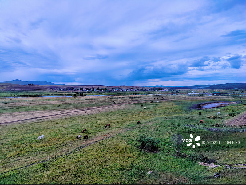 呼伦贝尔室韦小镇图片素材