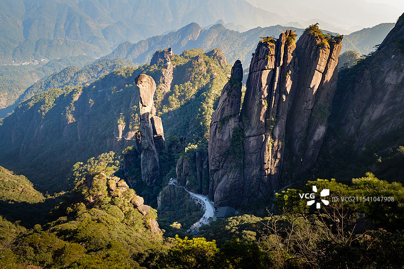 奇峰怪石，三清山的石头交响乐图片素材