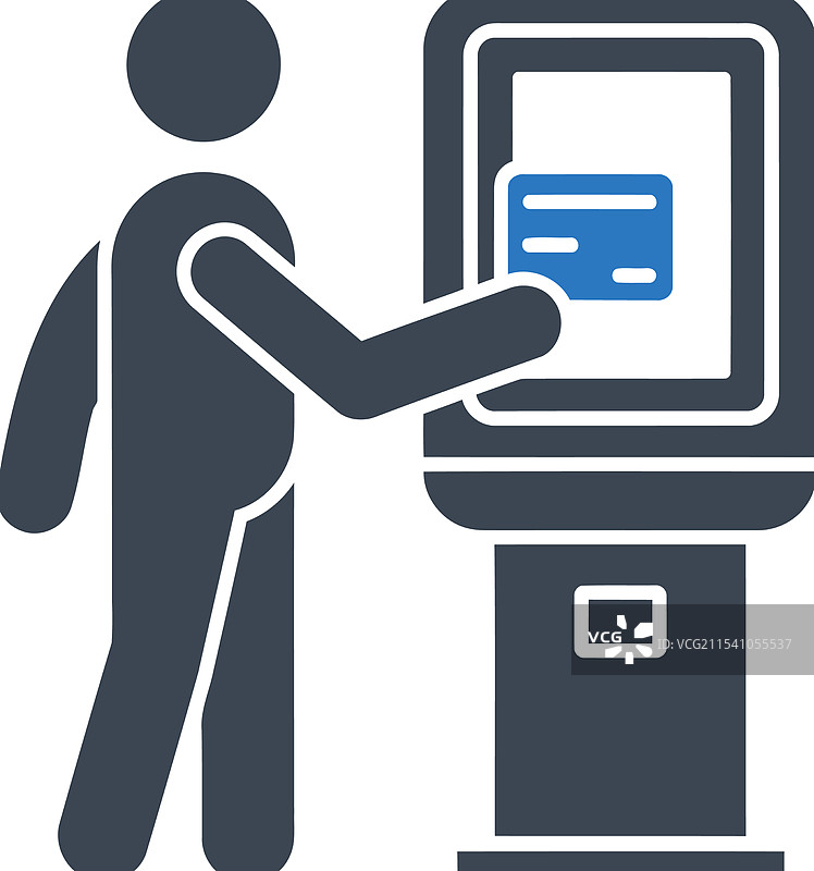 ATM卡交易图标图片素材