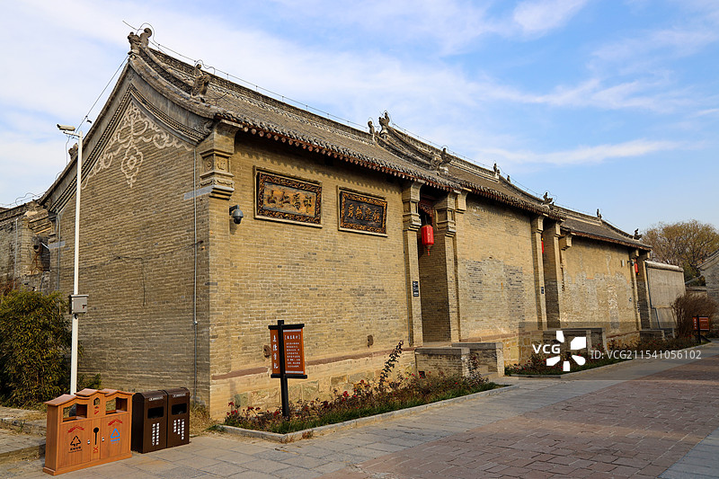 河南省郑州市巩义市，康百万庄园栈房区图片素材