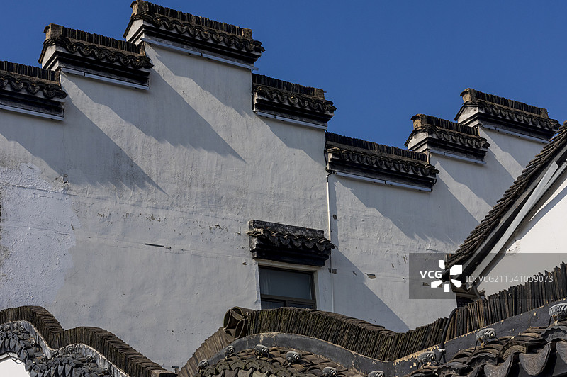 白墙黛瓦建筑图片素材