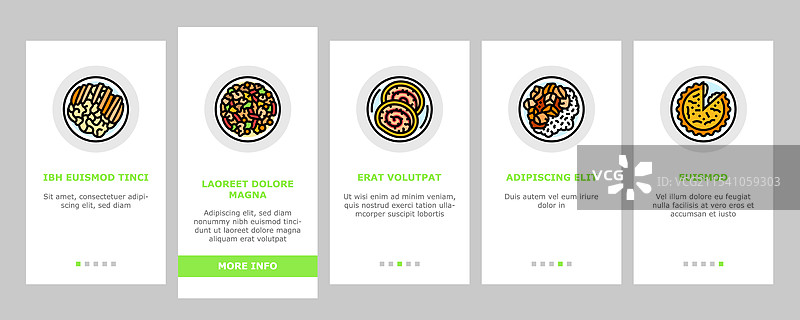 鸡肉菜肴 烤制 烧烤 入职图标集图片素材