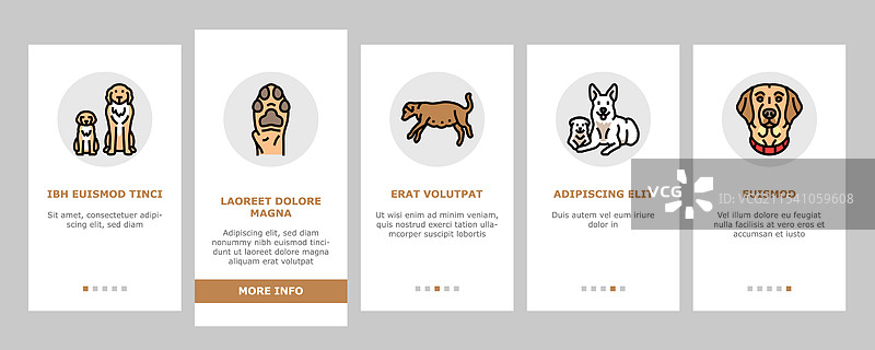 犬种繁殖遗传学谱系入门图标图片素材