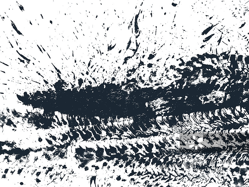 汽车轮胎保护器上的泥土痕迹图片素材