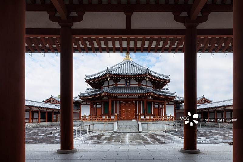 日本奈良药师寺药师如来图片素材