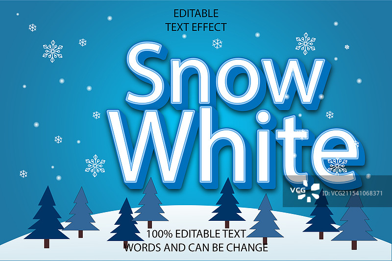 可编辑的文本效果 3D 凸起 卡通风格图片素材