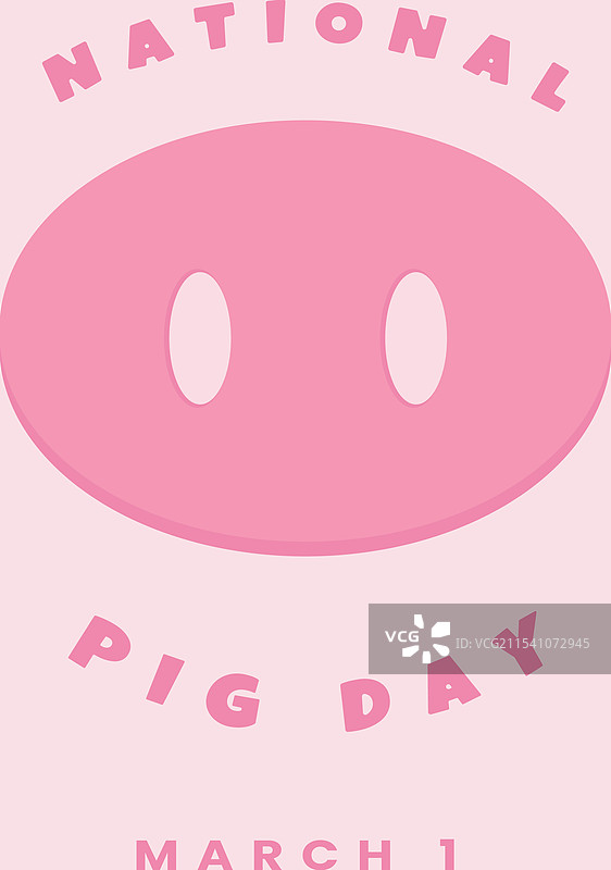 国家猪日，3月1日图片素材