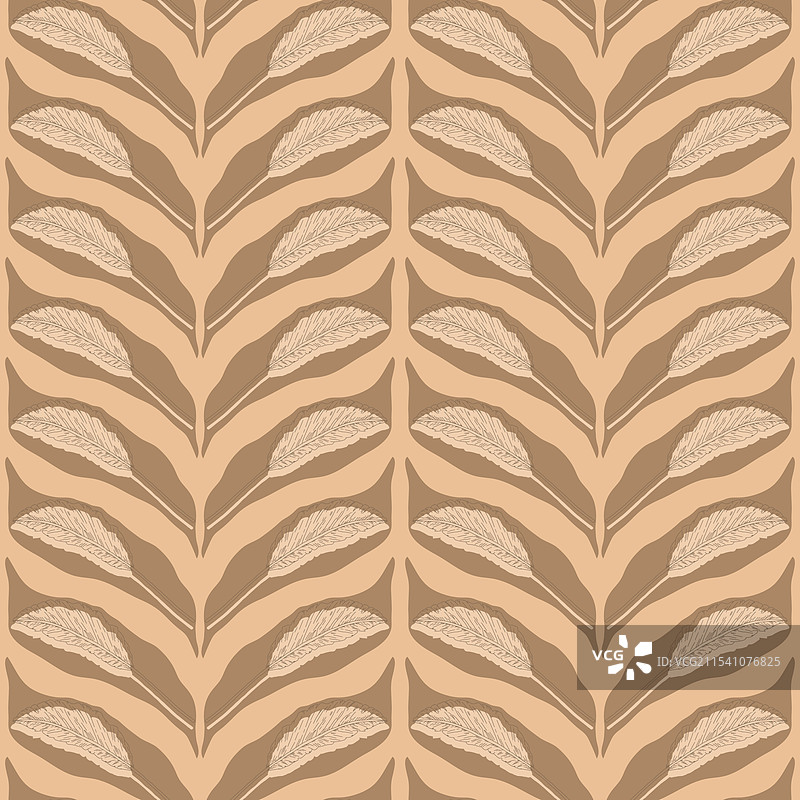 热带香蕉叶无缝图案丛林图片素材