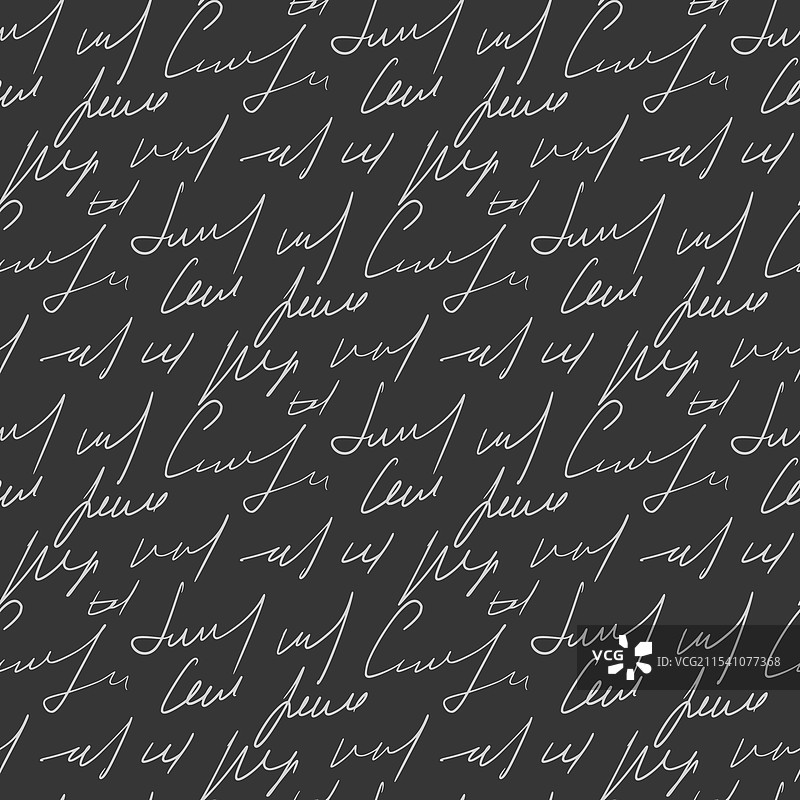 手写涂鸦脚本文本无缝图案图片素材