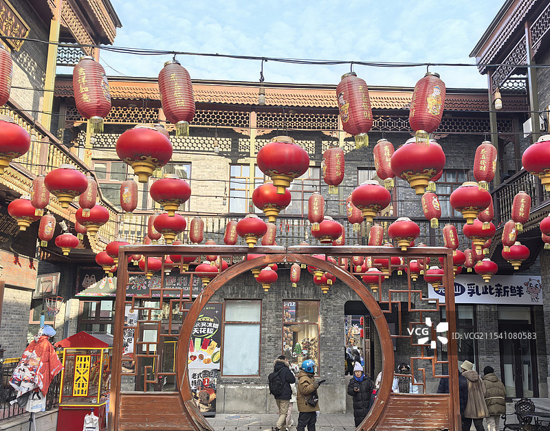 哈尔滨老道外中华巴洛克历史文化街区图片素材