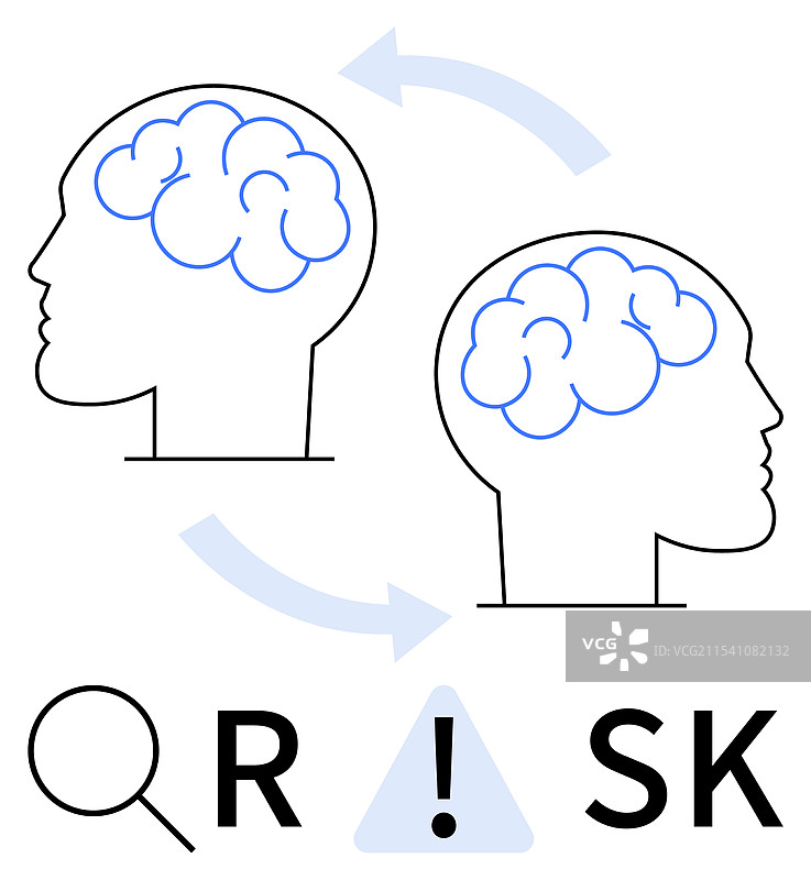 头脑风暴与风险管理概念图片素材