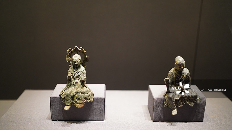 昆明云南省博物馆宗教文物展图片素材