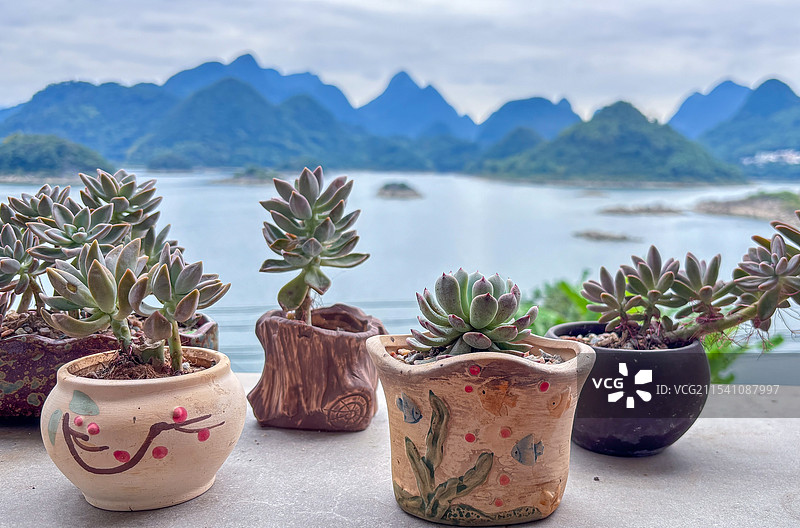 清远桃花湖图片素材