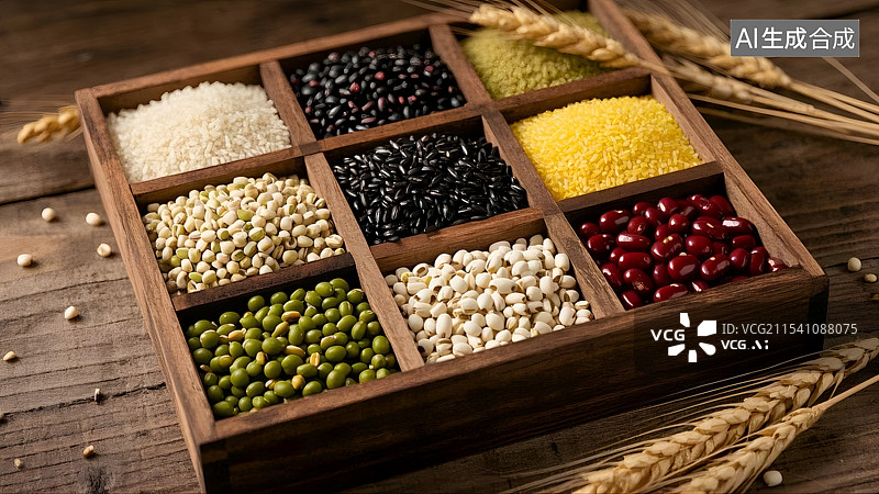 【AI数字艺术】腊八粥原材料图片素材