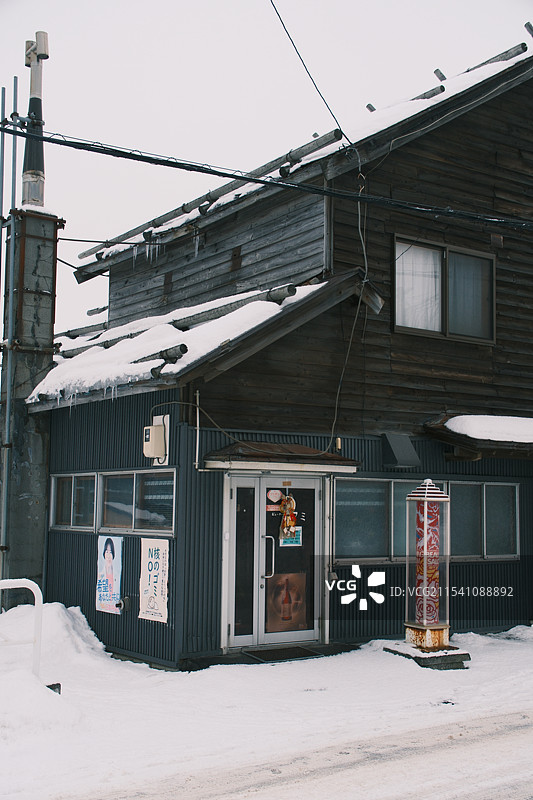 北海道小樽海岸线街道随拍图片素材