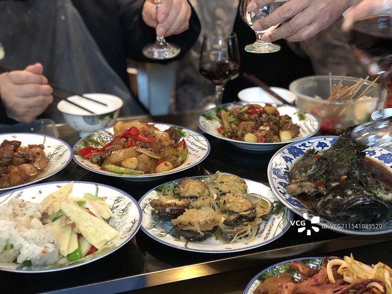 年夜饭图片素材