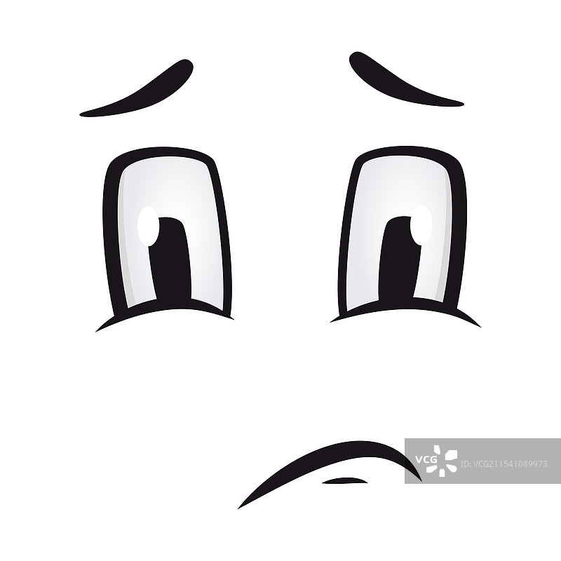 卡通面孔搞笑面部表情漫画画图片素材