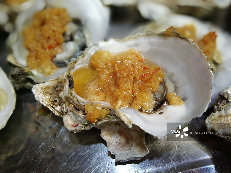 蒜蓉生蚝图片素材