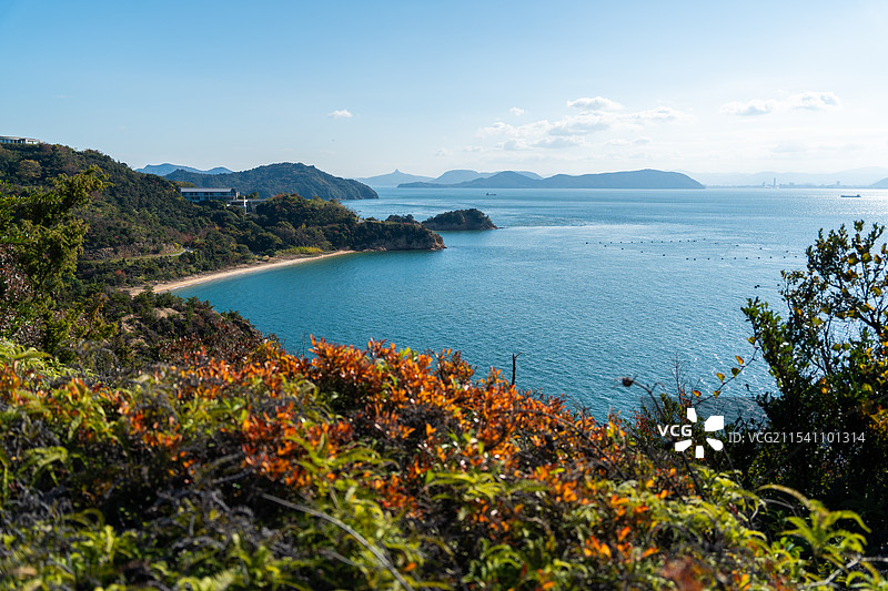 日本-香川县-直岛-地中美术馆-濑户内海图片素材