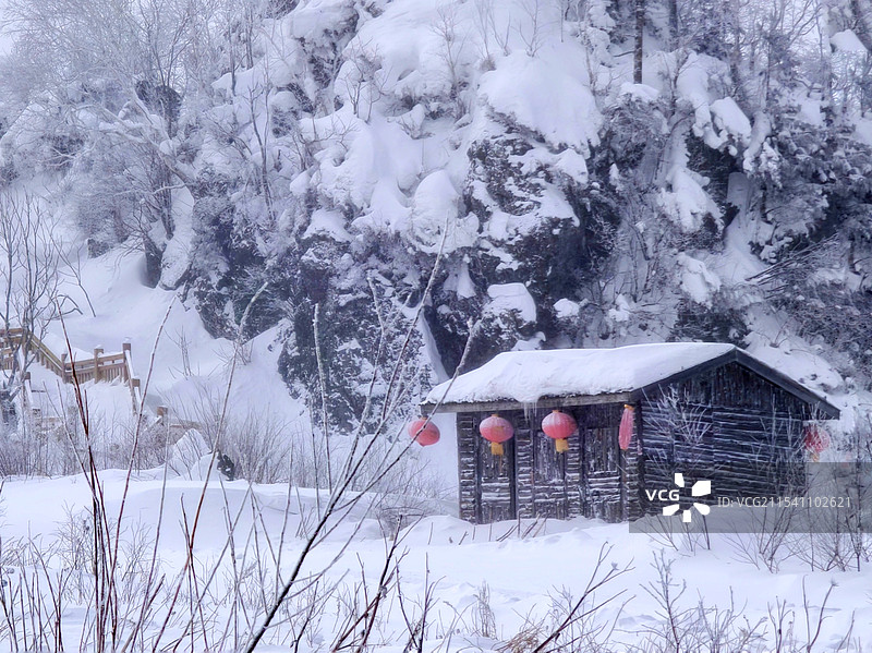 东北雪乡图片素材
