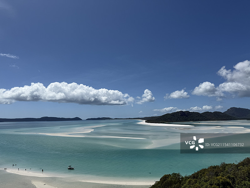 圣灵群岛白沙滩希尔湾图片素材