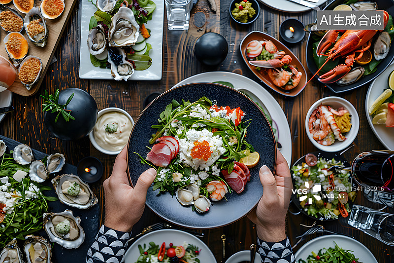 【AI数字艺术】火锅番茄菌菇锅底图片素材