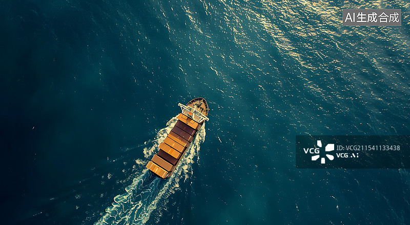 【AI数字艺术】货运运输进出口码头图片素材