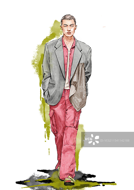时尚插画（秀场）图片素材