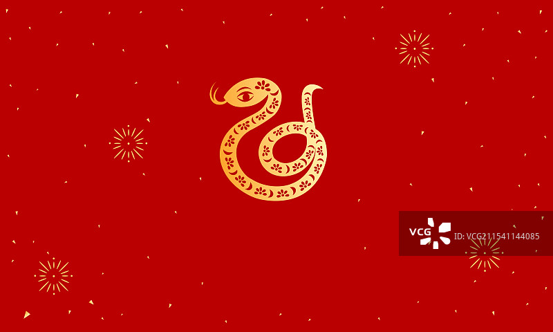 2025年蛇年背景图片素材