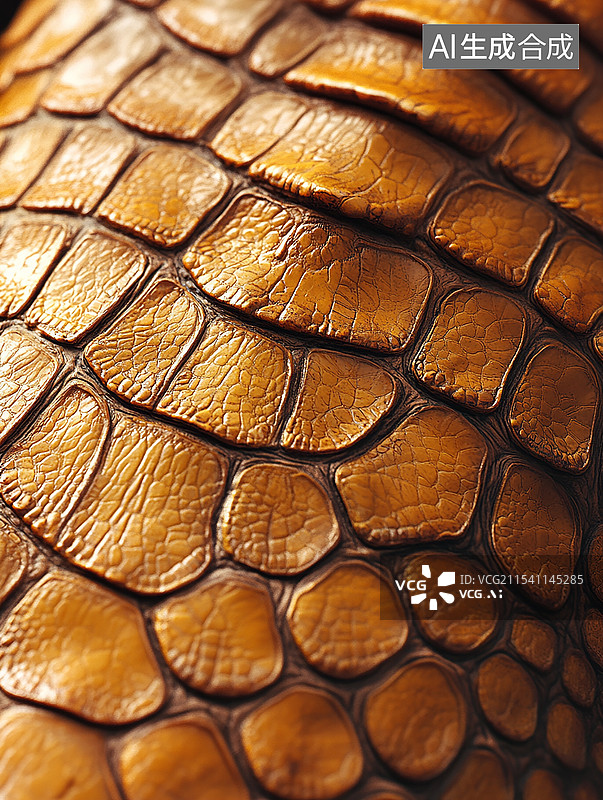 【AI数字艺术】黄黑色鳄鱼皮纹理图片素材