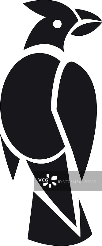 鹦鹉动物剪影图片素材