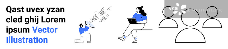人们在沟通与合作图片素材