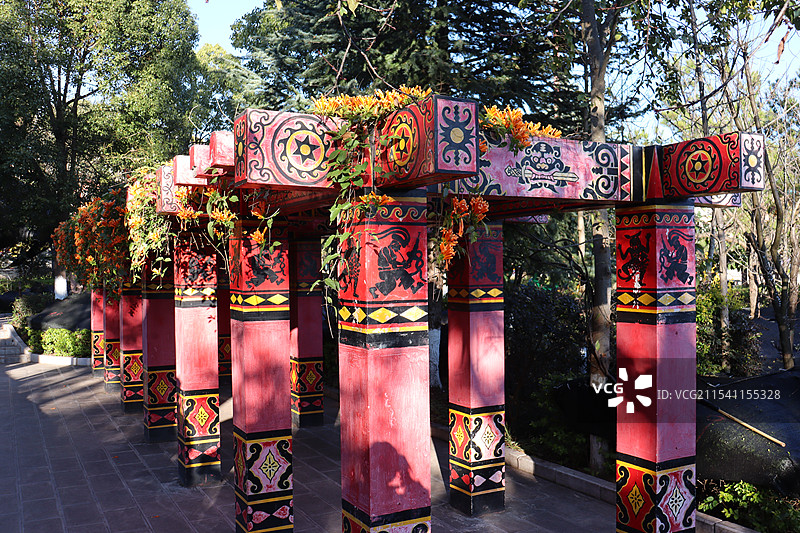 楚雄双柏县查姆湖旅游景区图片素材