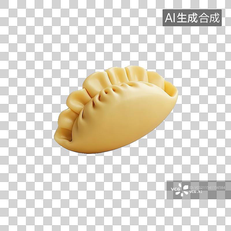 【AI数字艺术】3D免抠元素饺子 新年元素图片素材