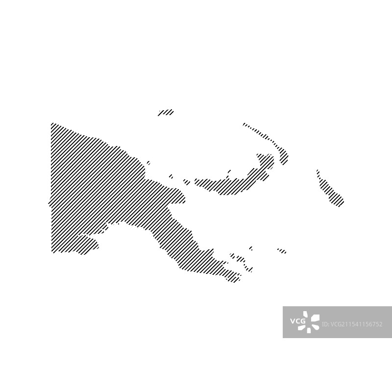 巴布亚新几内亚地图图标图片素材