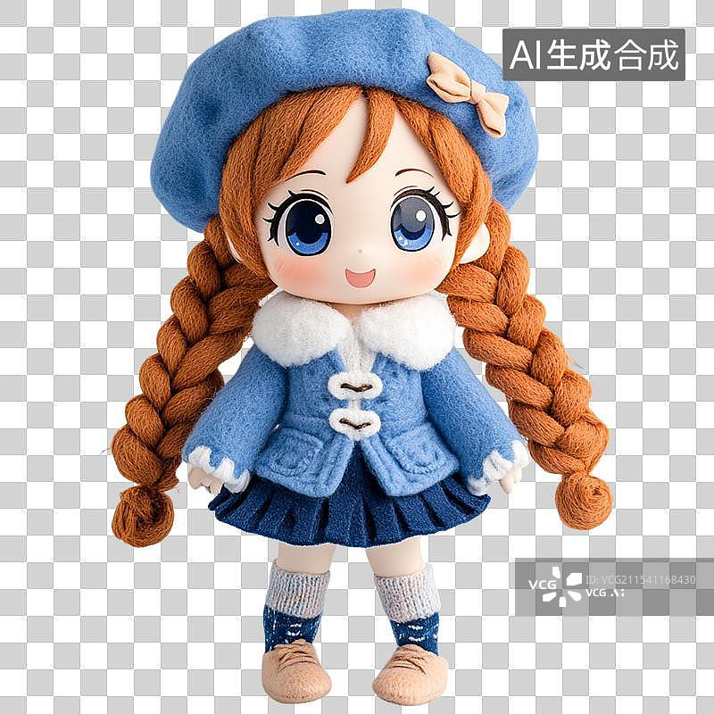 【AI数字艺术】卡通布娃娃人偶图片素材