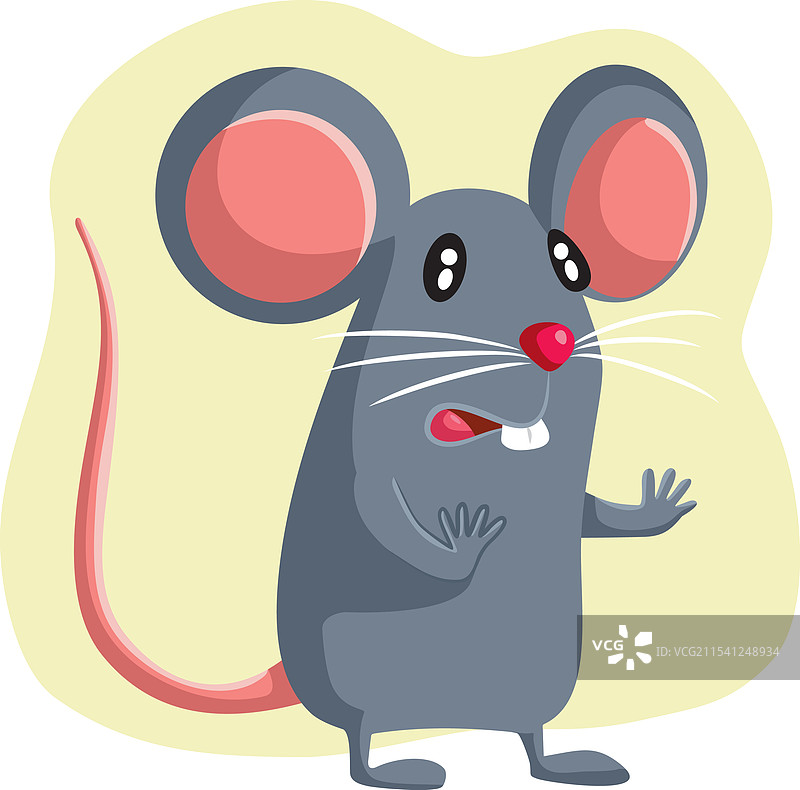害怕的老鼠拒绝害虫控制方法图片素材