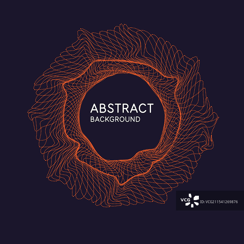 抽象背景与圆形几何图形图片素材