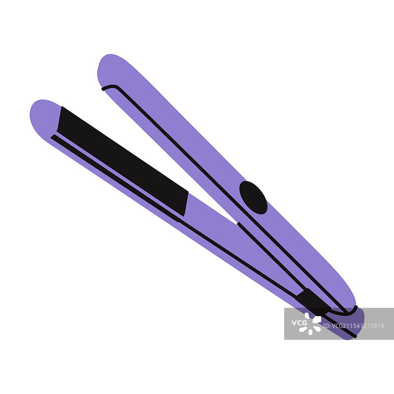 专业美发工具：直发器图片素材