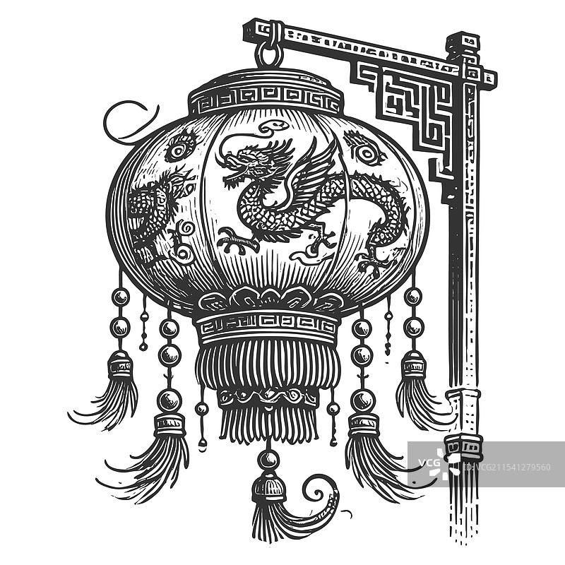 传统中国龙灯艺术作品图片素材