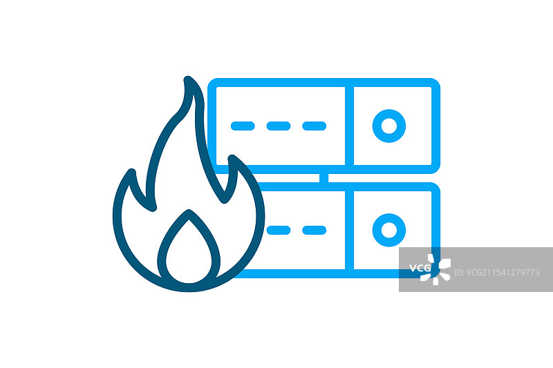 防火墙图标 线条风格图标 相关图标图片素材