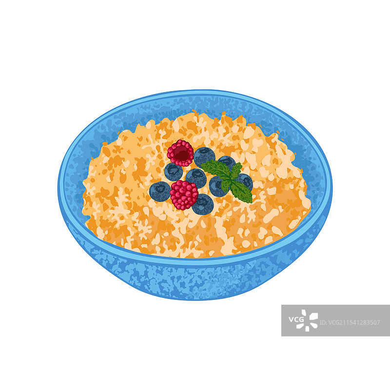 五彩缤纷的碗装粥图片素材