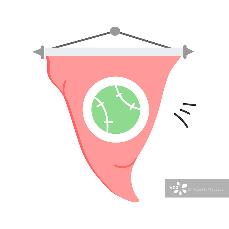 运动旗帜图片素材