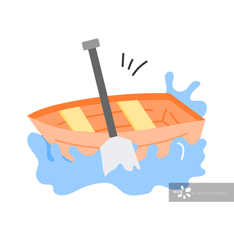 漂流船图片素材