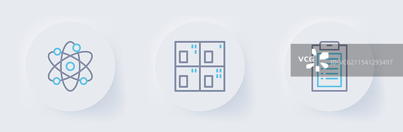 设置临床记录的周期表和原子图片素材