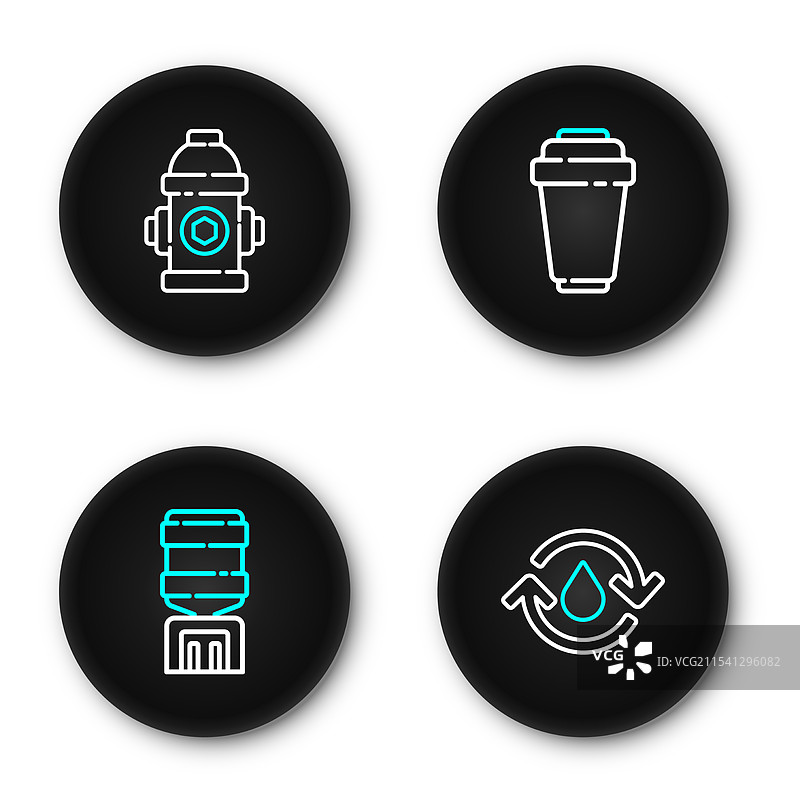 清洁水冷却器过滤器的循环管线图片素材