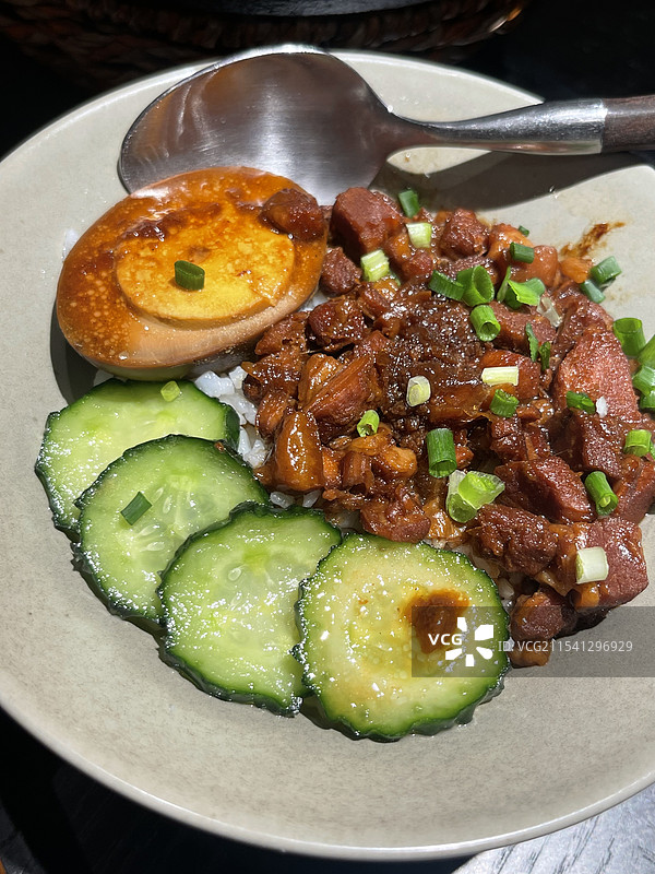 卤肉饭图片素材