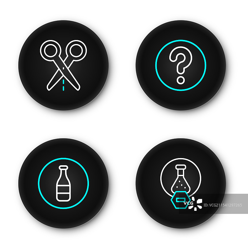 试管和瓶子未知的实验器材图片素材