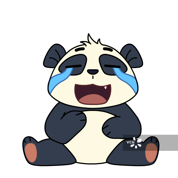 熊猫笑哭了表情gif图片素材